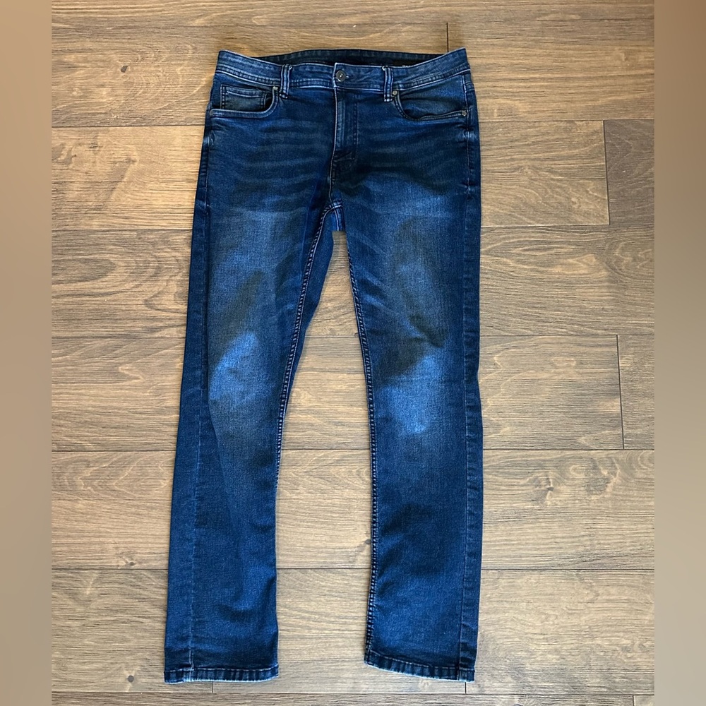 EUC - The Perfect Jean Men’s Dark Blue Denim Slim Fit Jeans- 34x32